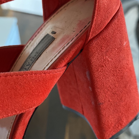 Prada Red Caged Block Heel - Picture 10 of 10